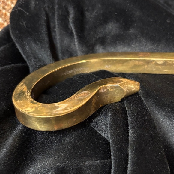 Solid Brass Christmas Tree Stocking Holder for Mantle Vintage from 1993 - Picture 8 of 13